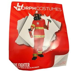 Kids Firefighter Costume - Red